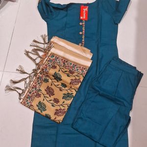 Kurti Bottom Dupatta Set