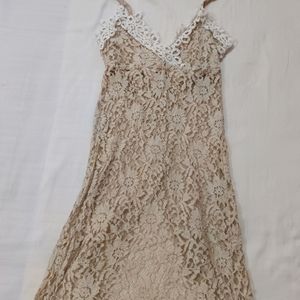 Semi sheer Full Lace Dress