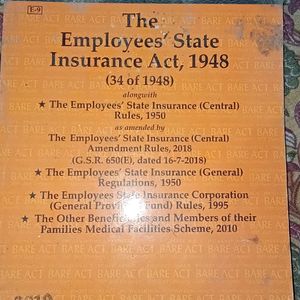 The Employee State Insurance act,1948