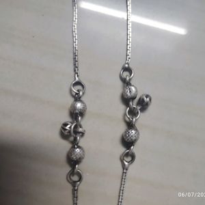 Pure Silver Anklet Used