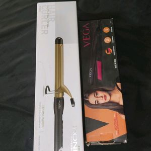 Vega Straightener And Ikonic Curling Tong 28mm