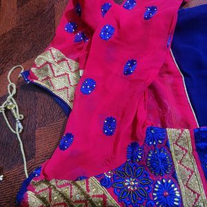 Beautiful Heavy Blue Coloured Kurta Trouser