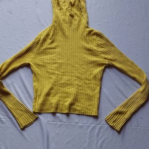 Yellow Highneck Top