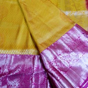 Kanchupuram Silk Saree And Blouse✨💖