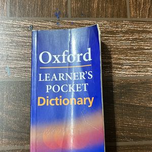 Oxford Learner’s Pocket Dictionary