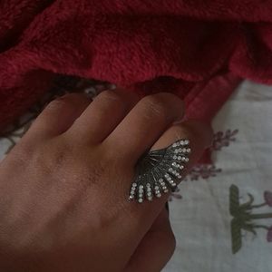 Silver Oxidised Ring
