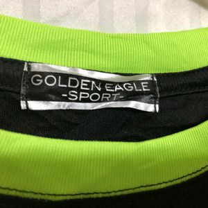 Golden Eagle Black T Shirt