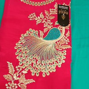 Peacock Design Beautiful Suit With Dupatta