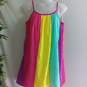 Sunshine Colorblock Cami Dress