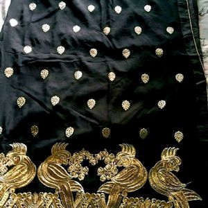 Brand New Black Saree