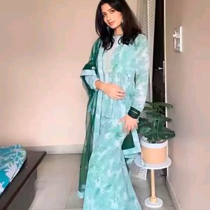 Green Kurta Set