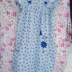 Cotton Korean Nighty for Summer