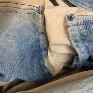 Zara Denim Tote Handbag