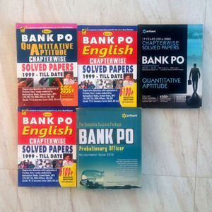 Combo Bank PO Books Arihant & Kiran