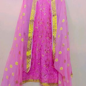 Embroidery Kurti With Duppata