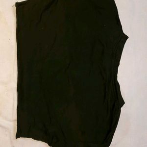 Dark Green Crop Top