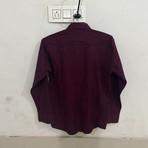 Shirt Of Wine Colour Like a New Condition