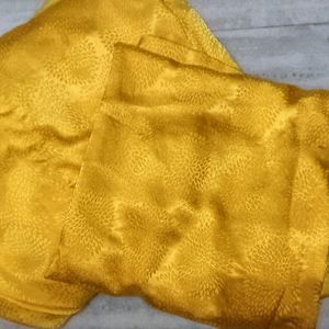 Honey Yellow Silk Suit