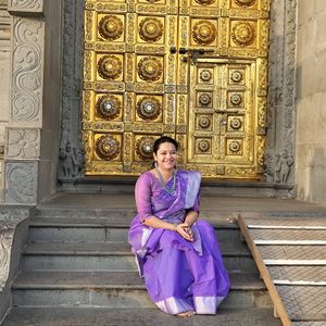 Lavender CHANDERI SAREE