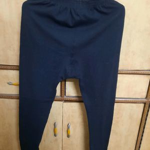 Black Woollen Leggings