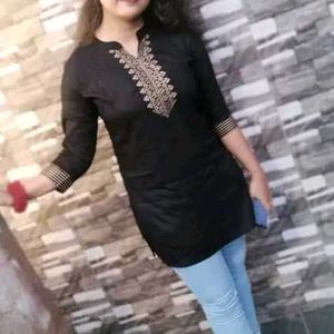 Black Short Kurti