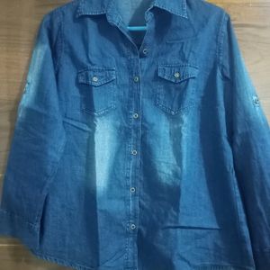 Combo Of Two Blue Denim Shirt