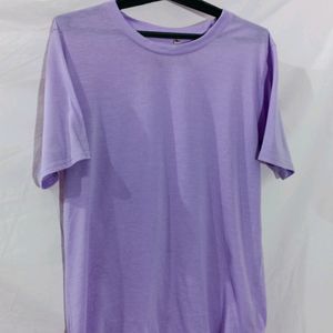 Lavender Color Oversized Tshirt