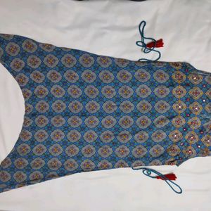 Blue Gray Kurti