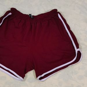 Maroon Shorts For Women