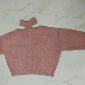 Dark Peach Wool Sweater