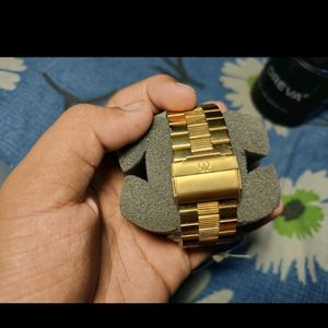 Titan New Watch Gold