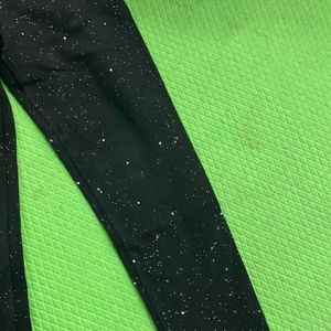 Black Glitter Jeggings 1-4 Years