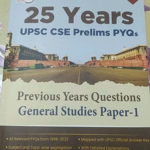 UPSC CSE  Prelims PYQs, 25 Years