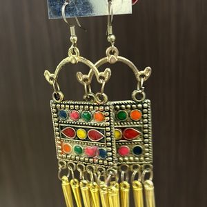 NEW Multicolor Ethnic Earrings