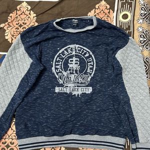 People Sweatshirt XXL Navy Blue