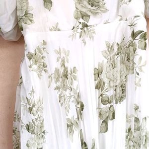 Floral  Printed Georgette Dress