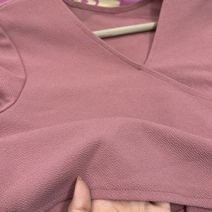 Dusty Pink Crop Top