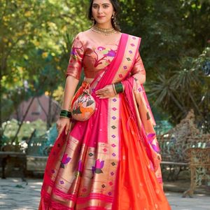 PAITHANI COLLECTIONS LEHENGA COMBO AVAILABLE