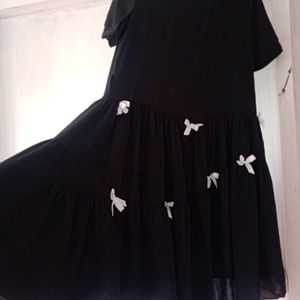 Black Cute Ribbon Dress ✧･ﾟ: *✧･ﾟ:*