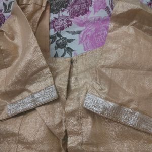 Golden Shimmer Blouse Like new