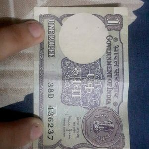 1 Rupee Note Brand New Condition