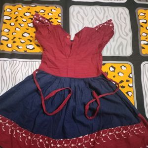 Stitched Frock In New Condition