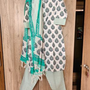 Three Piece Kurta Pant Set