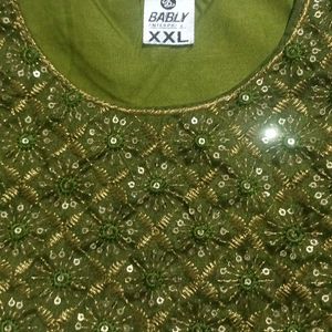 Fancy Kurti With Plazzo Pant Pair