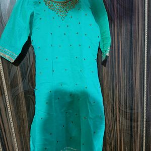 Cyan Kurta