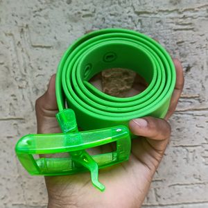 Light Green Rubber Belt.