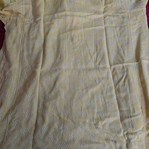 Kurta Pyjama Set Yellow