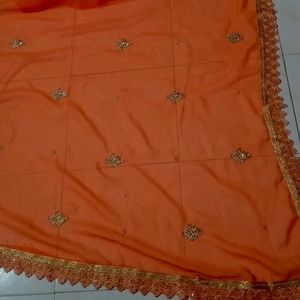 Saree With Blouse Material