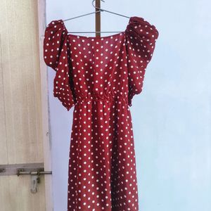 Women Red Frock