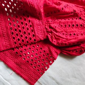 Red  Hakuba Blouse